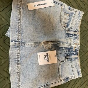 Princess Polly Blue Denim Shorts